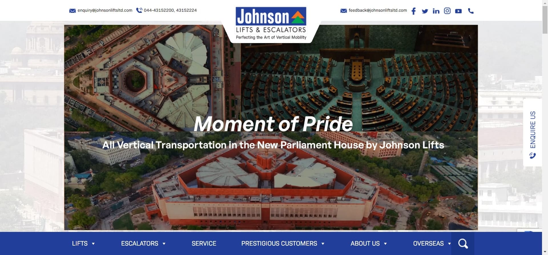 Johnson Lifts and Escalators - top 10 elevator companies in chennai - Delfar Johnson Lifts and Escalators - top 10 elevator companies in chennai - Delfar