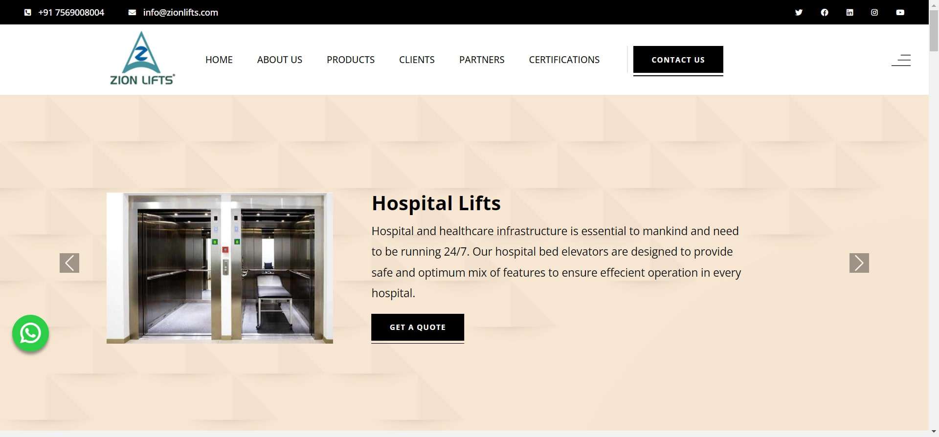 Zion Lifts - elevator companies in hyderabad - Delfar Zion Lifts - elevator companies in hyderabad - Delfar