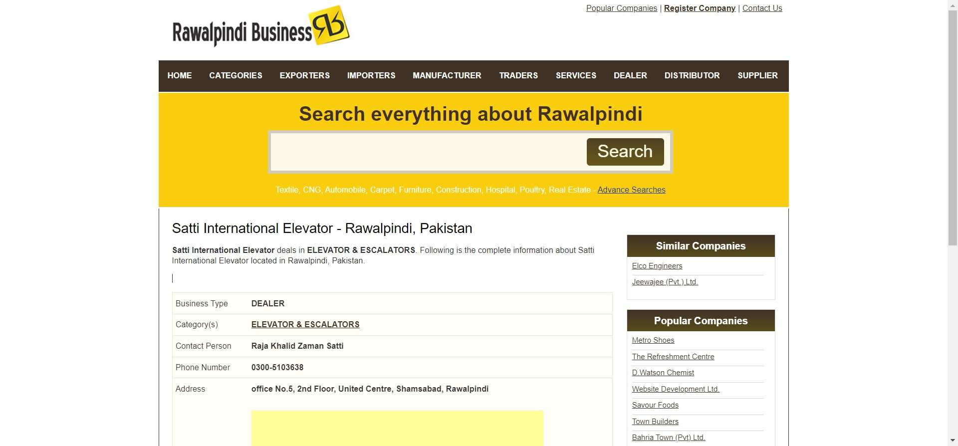 Satti International Elevator - elevator companies in rawalpindi - Delfar Satti International Elevator - elevator companies in rawalpindi - Delfar