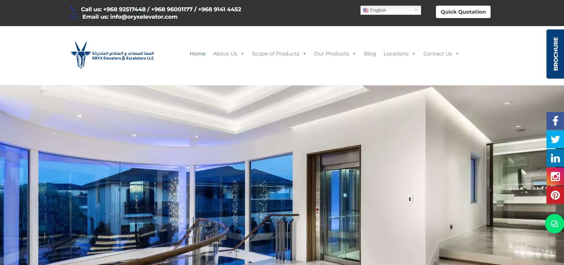 Oryx Elevators - elevator companies in oman - Delfar Oryx Elevators - elevator companies in oman - Delfar