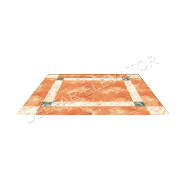 High Quality Ti-gold Mirror Decoration Passenger Elevator