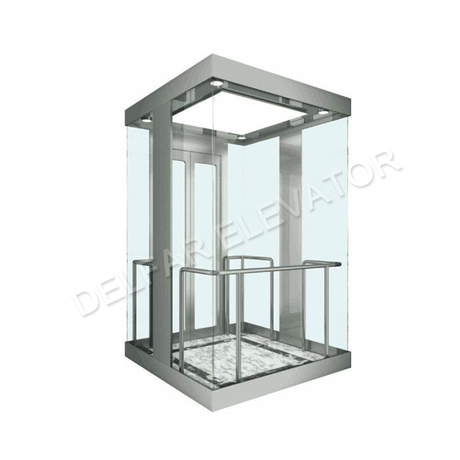 DELFAR square high quality observation elevator