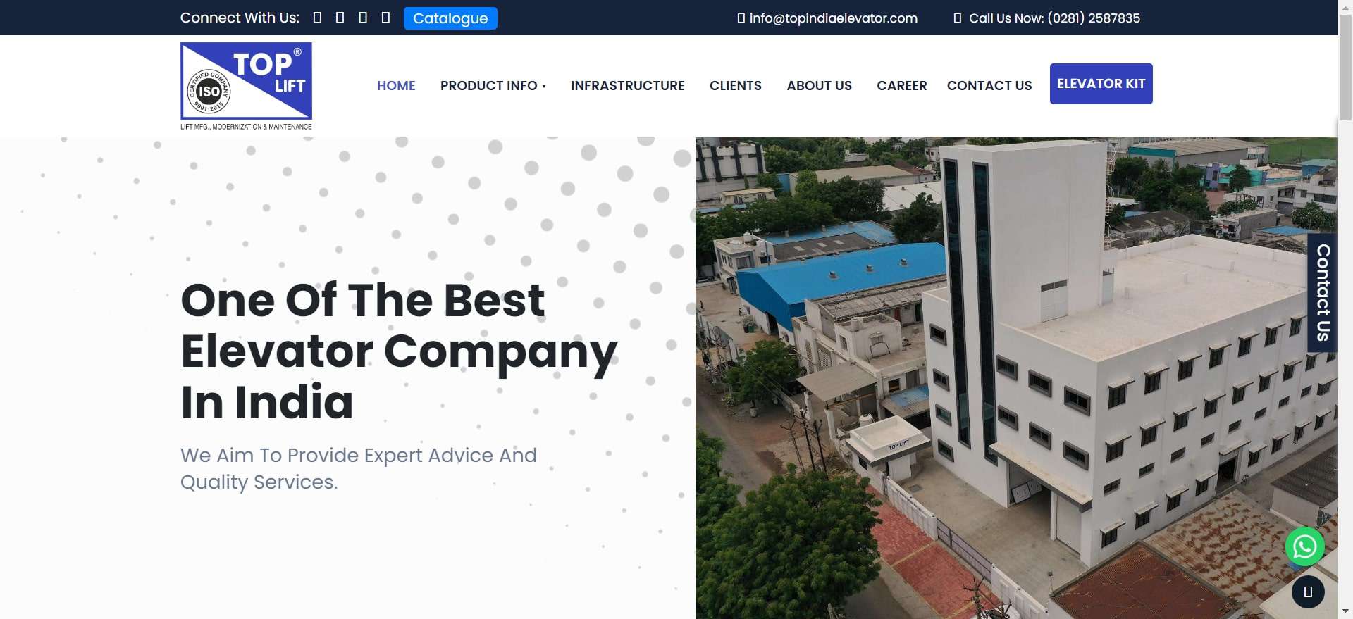 Top India Elevator Pvt. Ltd - elevator manufacturer in Gujarat - Delfar