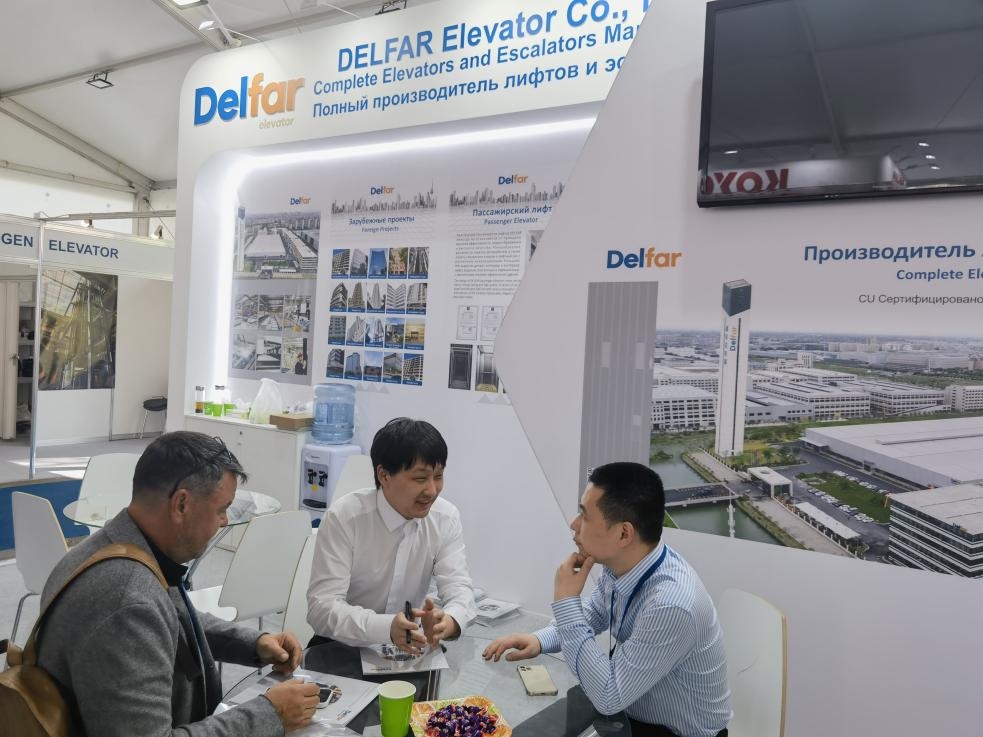 Delfar Elevator's wonderful appearance at Russia 2023 International Elevator Exhibition came to a successful conclusion