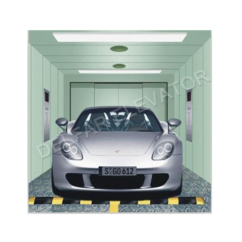 Painted Steel with Barrier MRL Car Elevator