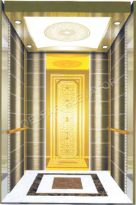 Mirror Etching Passenger Elevator