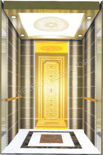 Mirror Etching Passenger Elevator