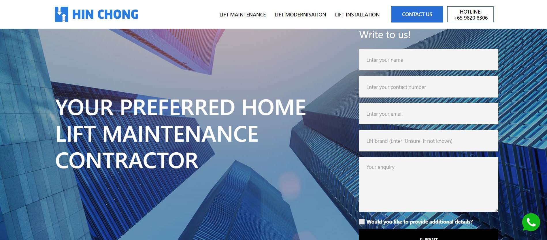 HIN CHONG ENGINEERING CONSTRUCTION