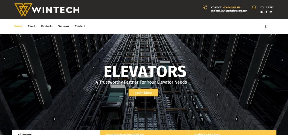 Wintech Elevators Tanzania - elevator companies in tanzania - Delfar