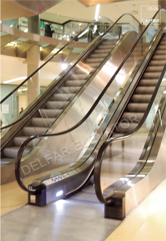 Low noise shopping mall Escalator
