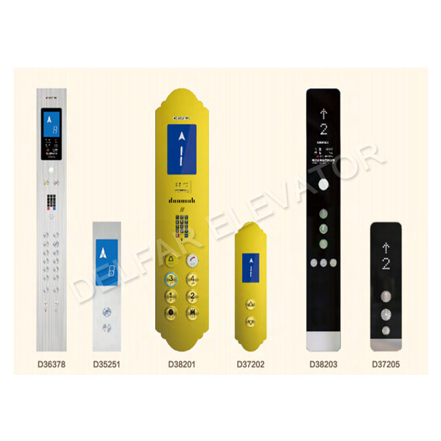 Mirror etched st.st. wooden decoration cabin home elevator