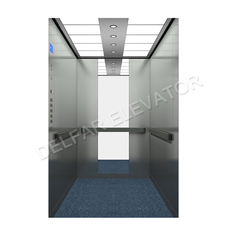 DELFAR Good Price Hairline St.st Bed Elevator