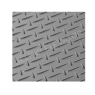 Freight Elevator Floor: Curved Lined Steel(Standard)