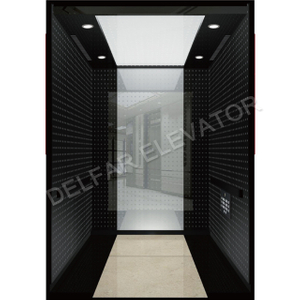 Black titanium gold stainless steel passenger elevator