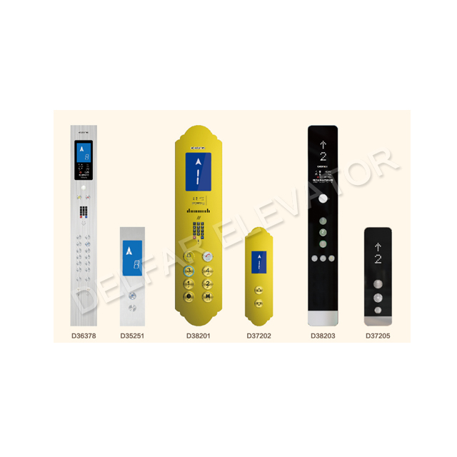 Home Elevator with Rear wall central panel Mirror st. st.-D18128