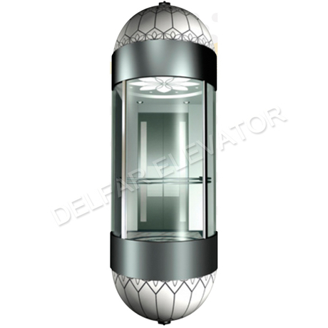 High Quality Safety Semi-circular Observation Elevator