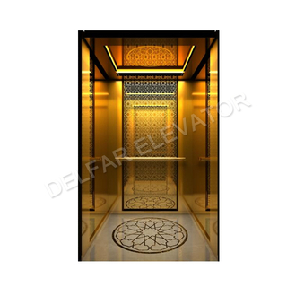 DELFAR Ti-gold high quality passenger elevator