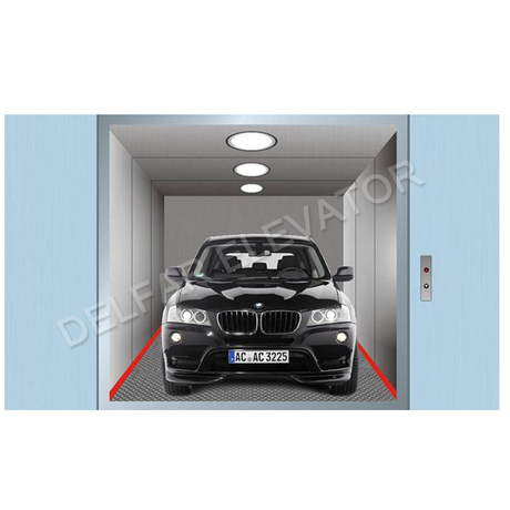 Car Elevator with Stainless Steel Decoration
