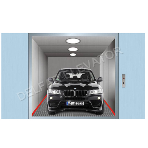 Car Elevator with Stainless Steel Decoration