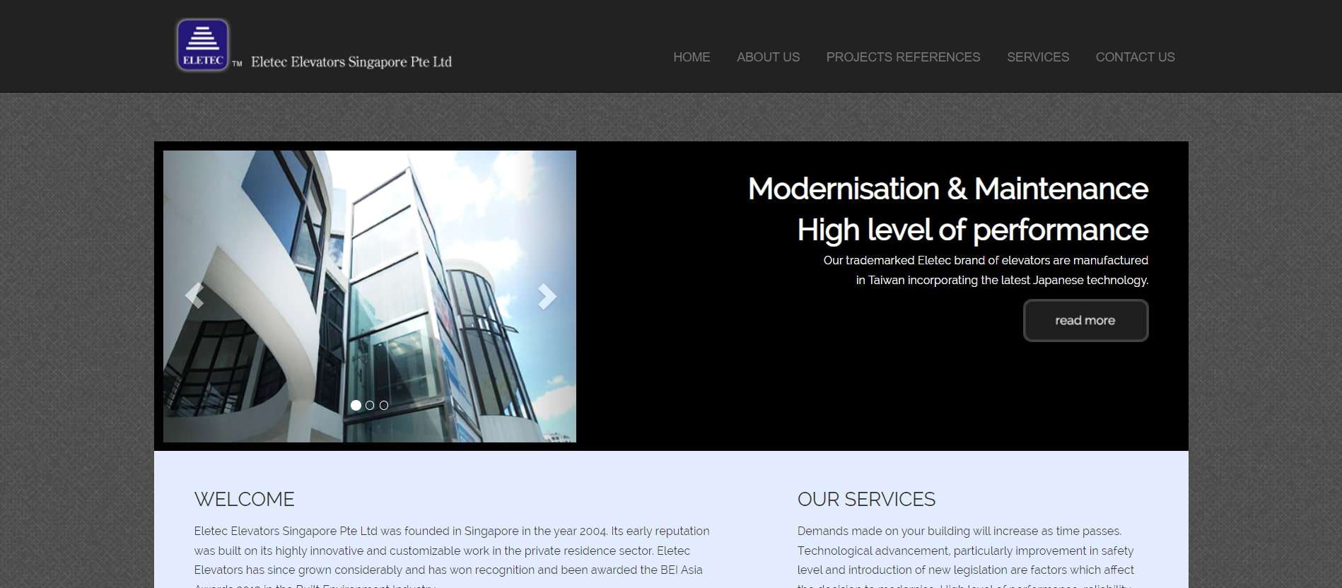 ELETEC ELEVATORS SINGAPORE PTE. LTD.