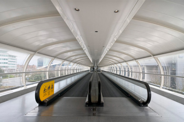 Public Transport Hubs moving walkway