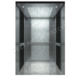 Ti-black Mirror St.st. Design Passenger Elevator
