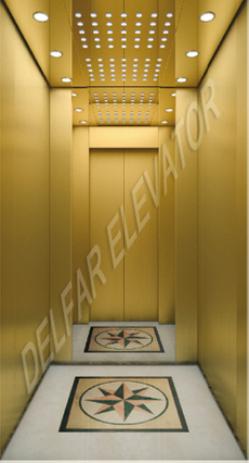 Ti-gold Mirror Villa Elevator