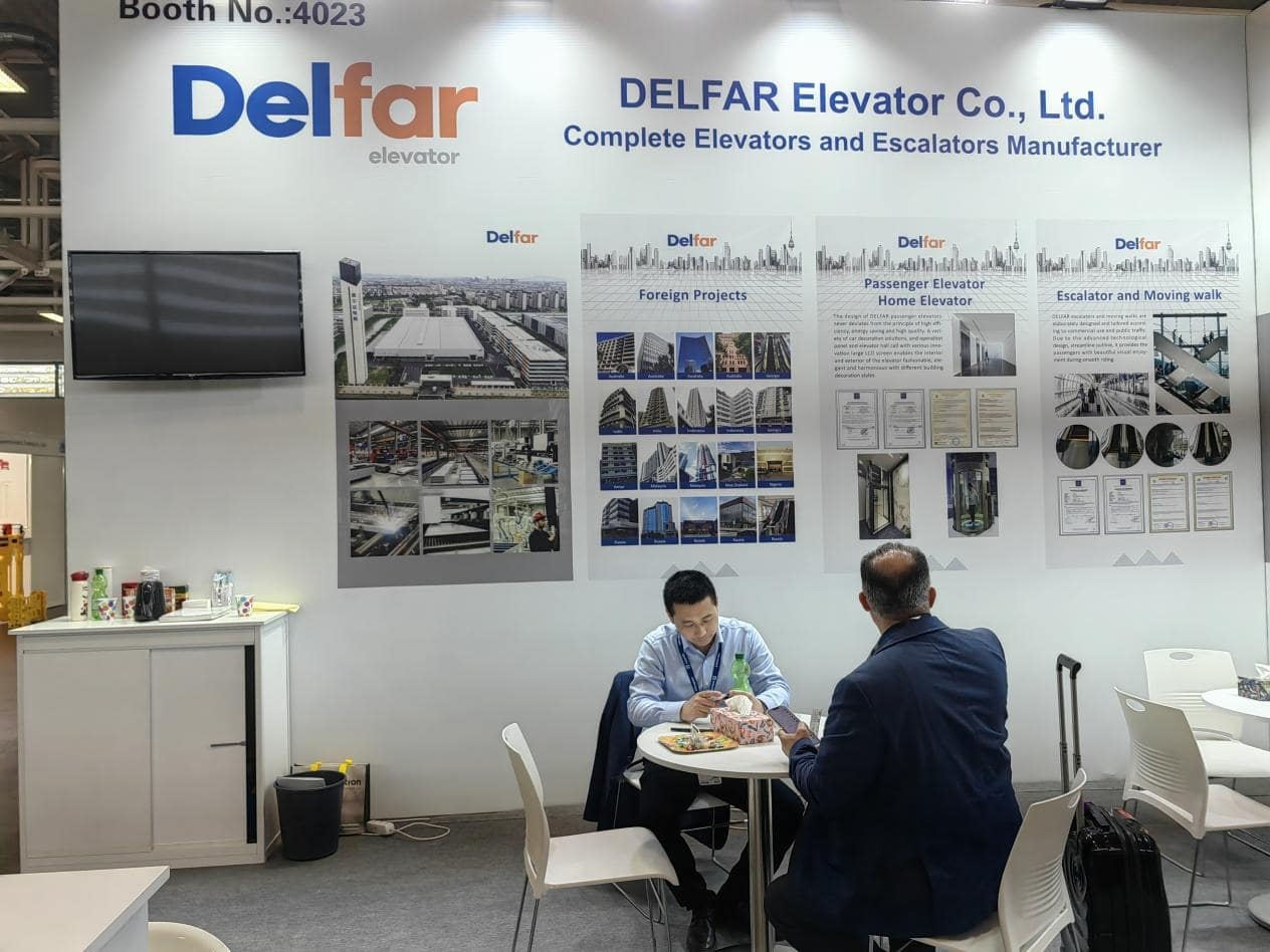Delfar Elevator's Wonderful Appearance at Interlift 2023 Germany International Elevator Exhibition