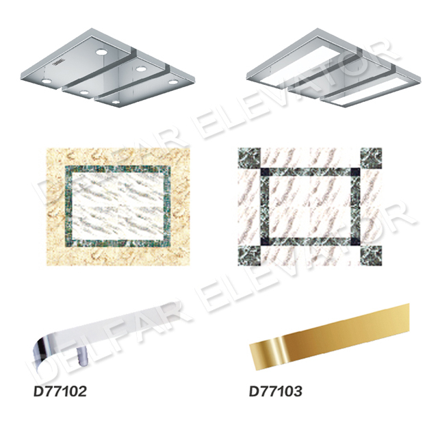 Luxurious And Uniquely Ti-gold Mirror St.st. Elevator