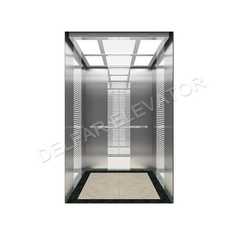 DELFAR Mirror etched st. st. Passenger Elevator 