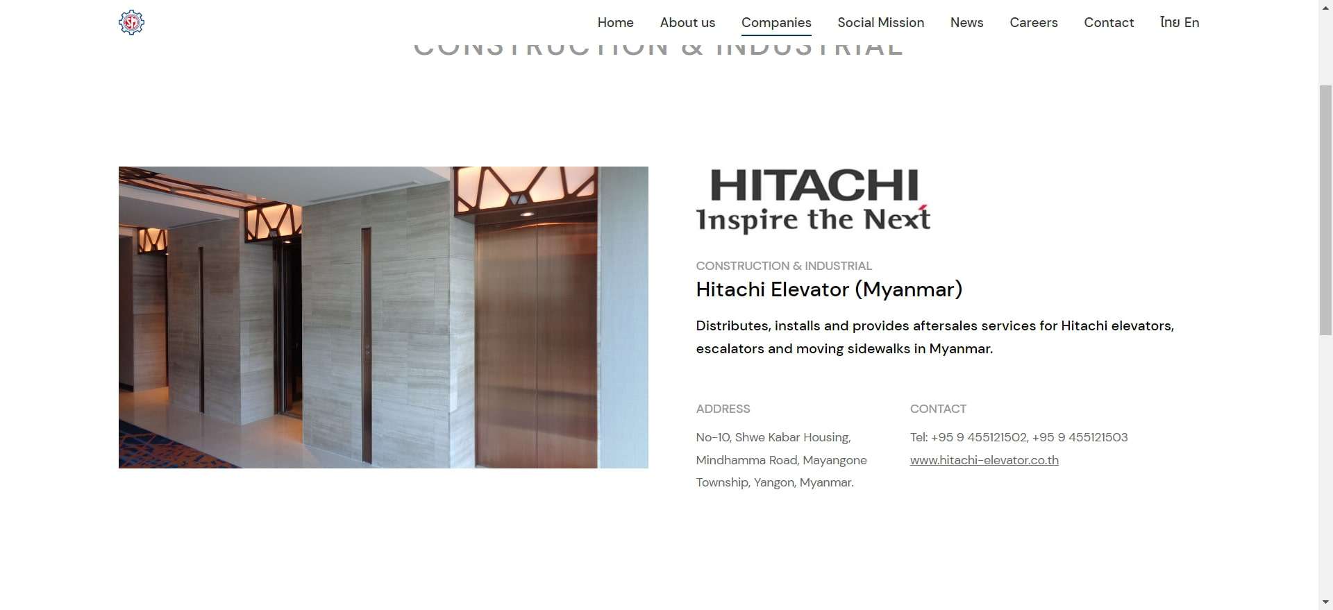 Hitachi Elevator (Myanmar) - elevator company in myanmar - Delfar