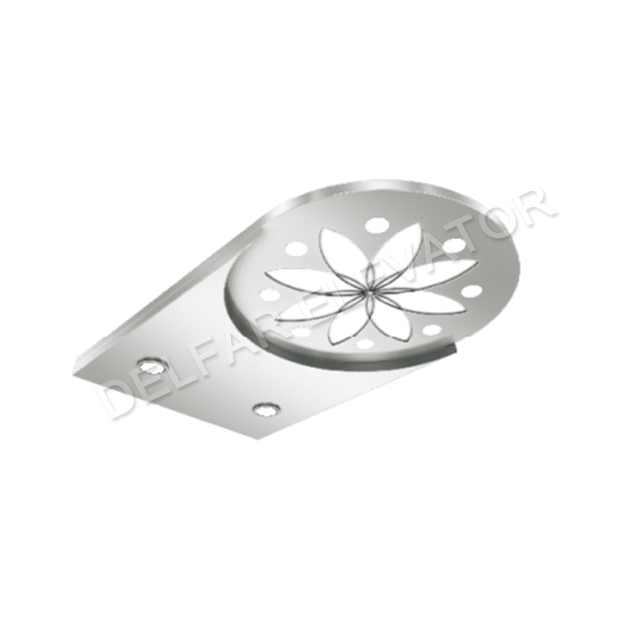 High quality 800KG capacity Semi-circular observation elevator