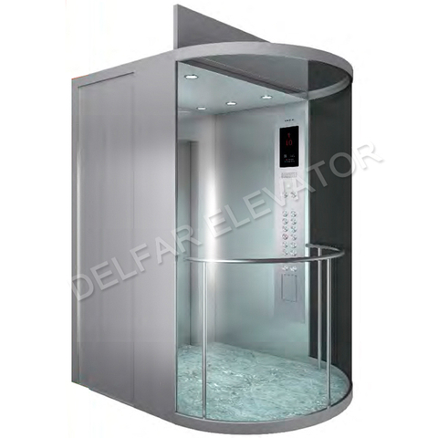 Stable Safety Semi-circular Observation Elevator
