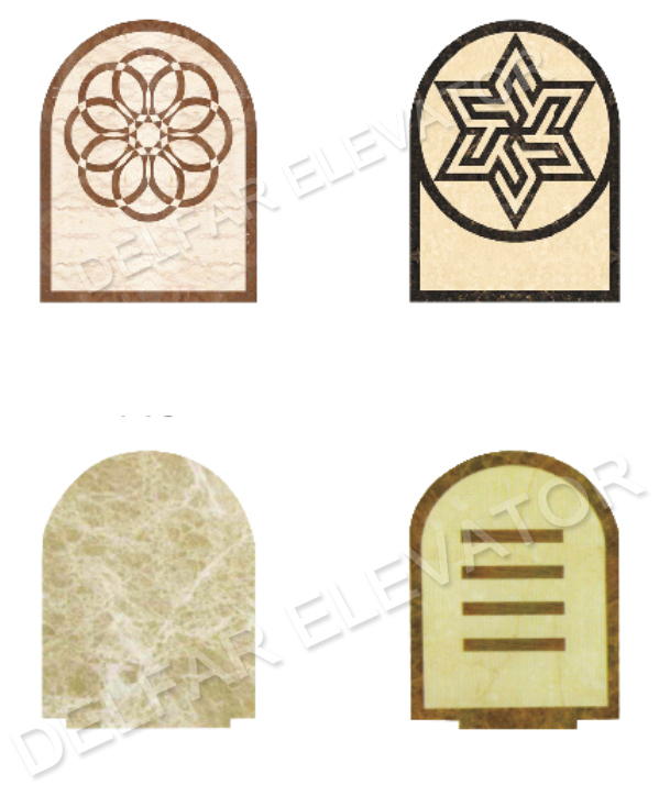 Semi-round Glass Observation Elevator Cabin