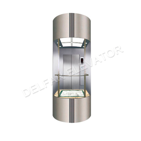 Observation Elevator With Upper And Lower Shades