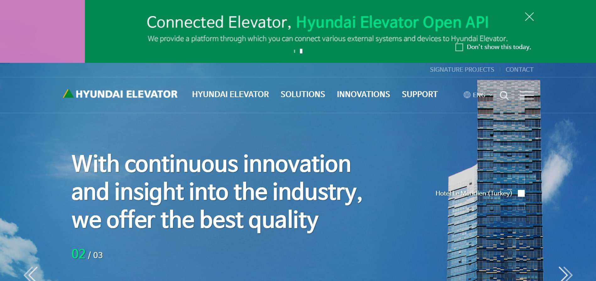 HYUNDAI ELEVATOR - elevator companies in riyadh - Delfar