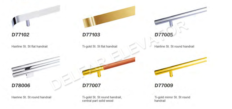 Bronze Mirror Etched Home Elevator