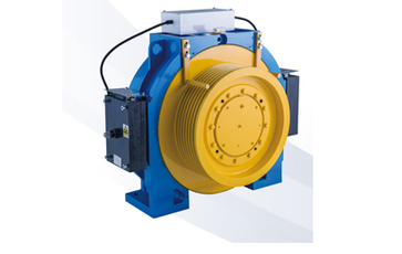Permanent magnet synchronous gearless traction machine