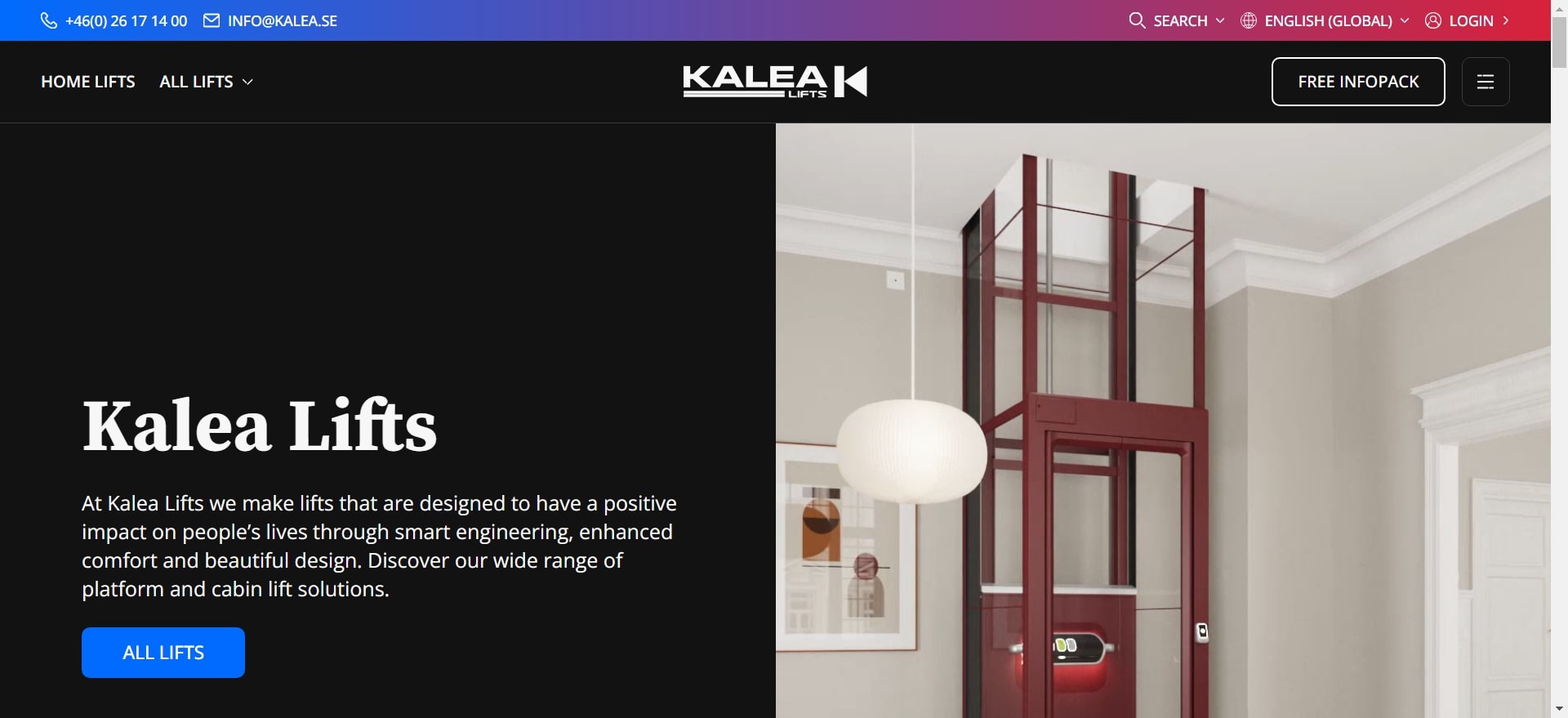 Kalea Lifts - elevator price in philippines - Delfar