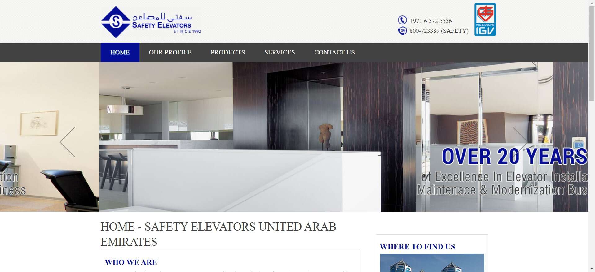 Safety Elevators - elevator company in sharjah - Delfar