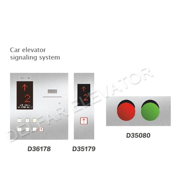 Car Elevator with Painted Steel Decoration