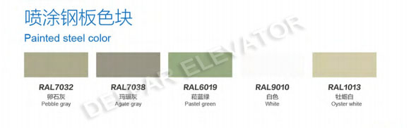 Hairline St.st.cabin Freight Elevator Made in China