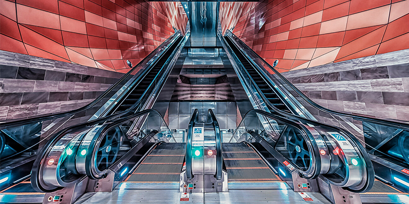 escalator additional decorations - escalator cost - Delfar