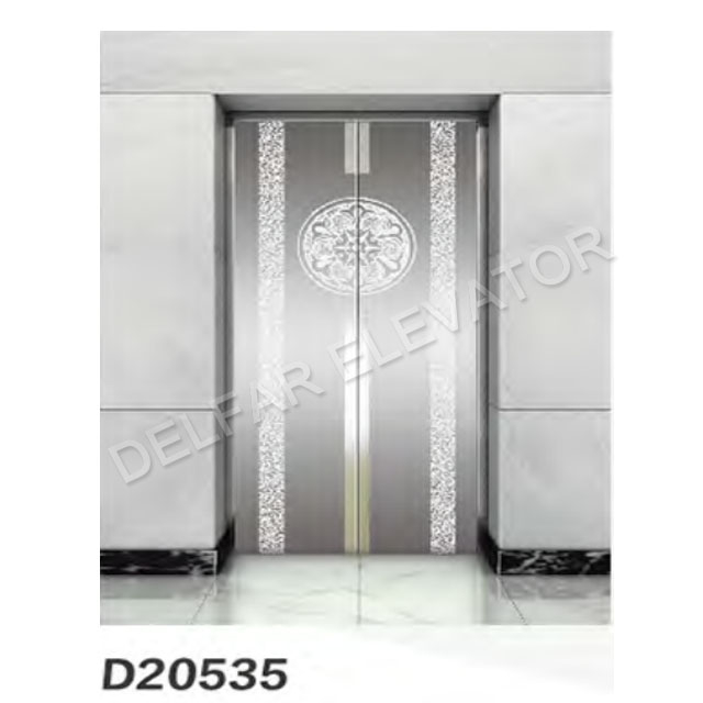 Mirror Etched St.st. Cabin Passenger Elevator