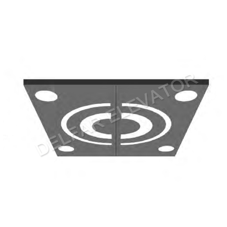 Good Price Mirror st.st. Ceiling For Passenger Elevator Cabin D58069