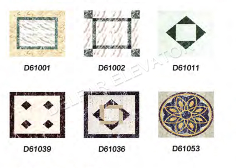 Bronze Mirror Etched Home Elevator