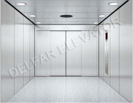 Hairline St.st.cabin Freight Elevator Made in China