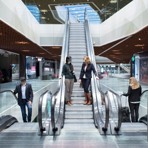 Keep the Escalator Area Obstruction-Free-Delfar